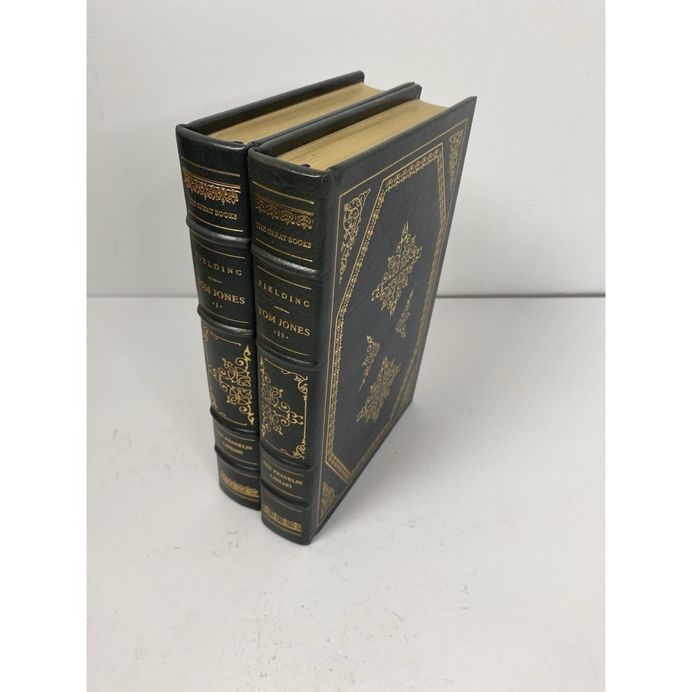 History of Tom Jones by Henry Fielding (2-Vol Set) Franklin Library 1981 Leather